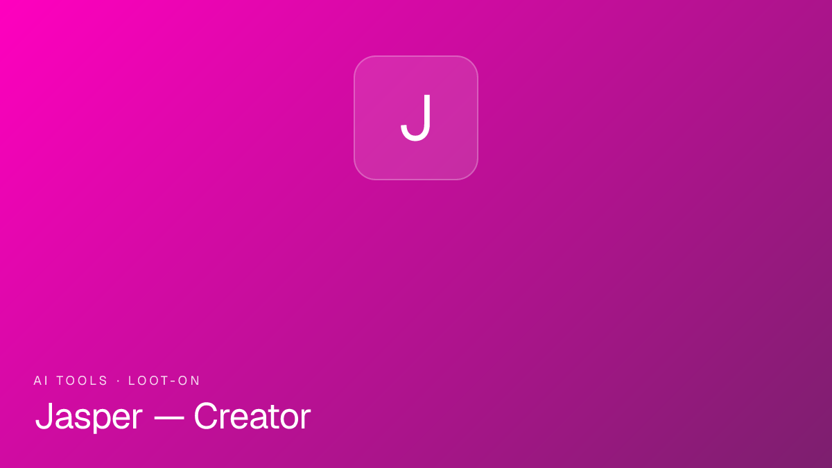Jasper — Creator