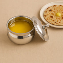 Premium Stainless Steel Ghee Pot (1 Set)