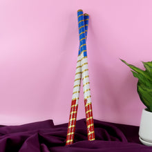 Traditional Decorative Dandiya Sticks Pair for Navratri, Garba (2 Pc)