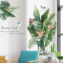 Large Plantain Leaf Wall Sticker 90x60 cm - (1 Pc)