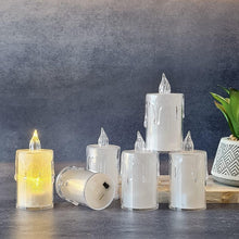 Simple Candles for Home Decoration, Crystal Candle Lights, Diwali