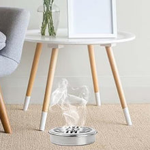 Decorative Mosquito Coil Holder Mosquito Coil Container, Incense Holder Safe Burning Coil Tray for Home Patio Pool Side Outdoor, Metal Tray